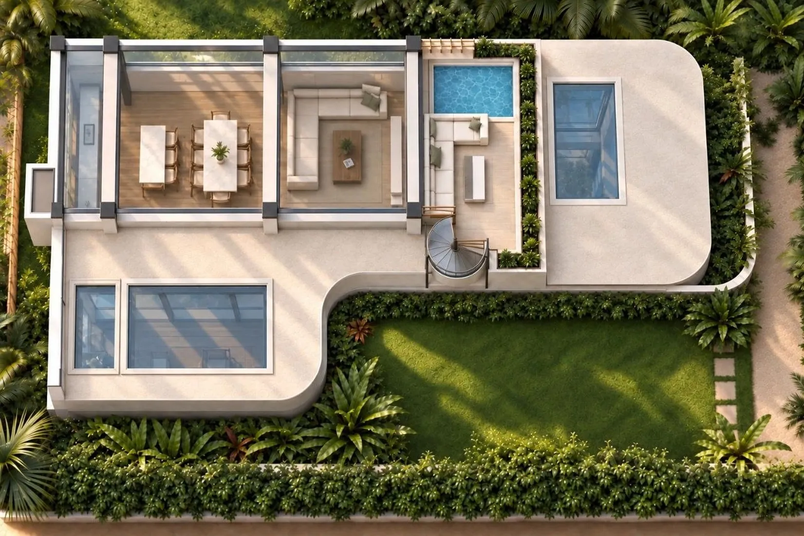 Upper floor plan
