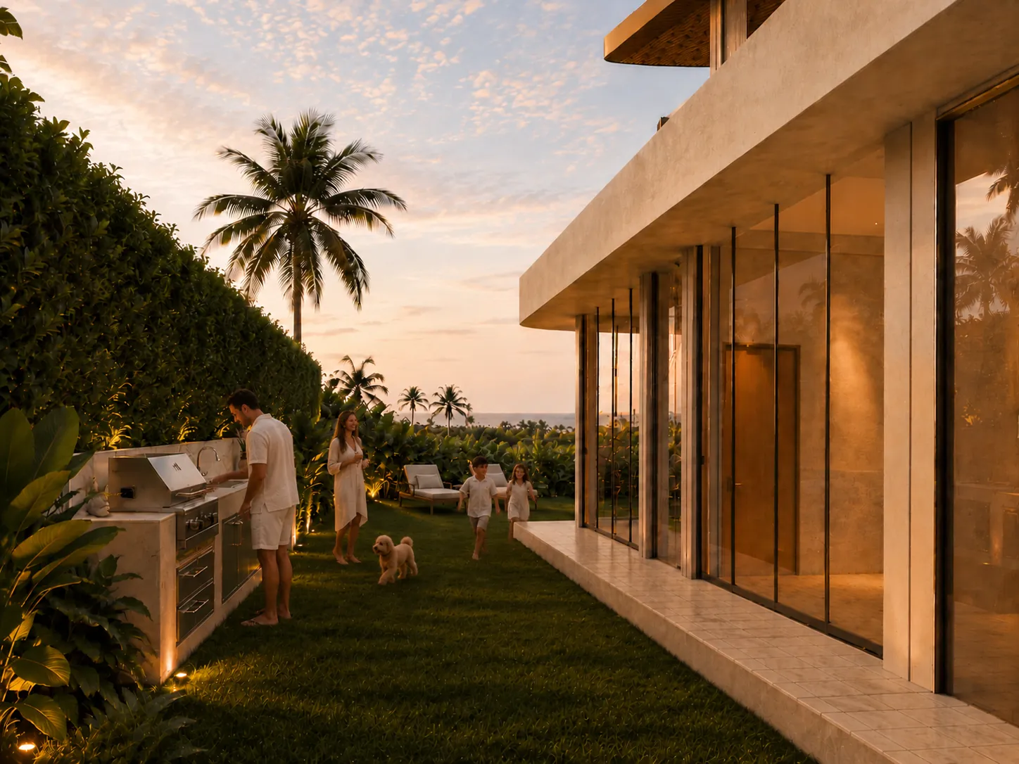 BBQ at the villa